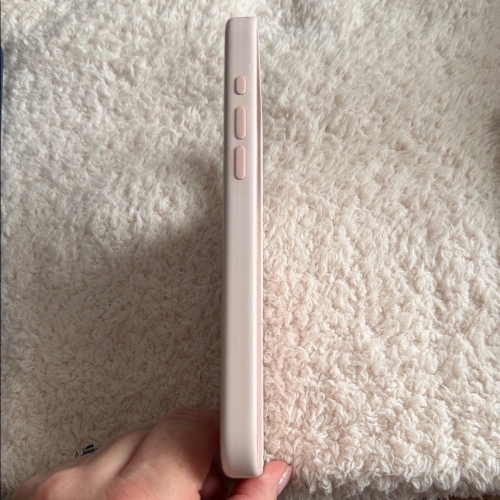 Apple Pink Silicone iPhone 15 Pro Max Case - Slim Protective Cover - Picture 6 of 8